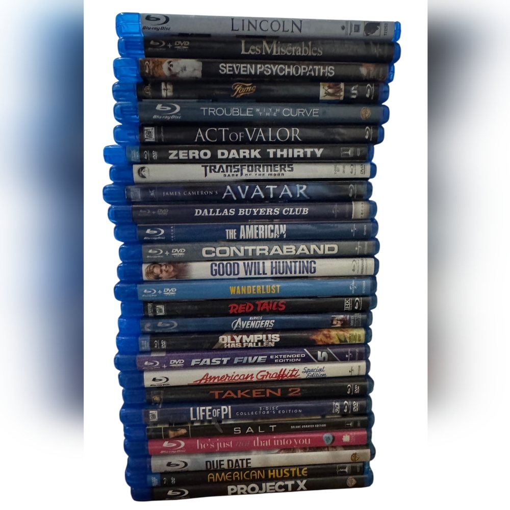 Blu-ray Movie Collection Open Box Bundle